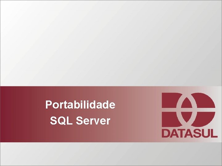 Portabilidade SQL Server 