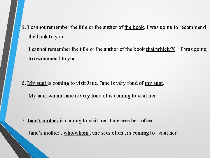 5. I cannot remember the title or the author of the book. I was