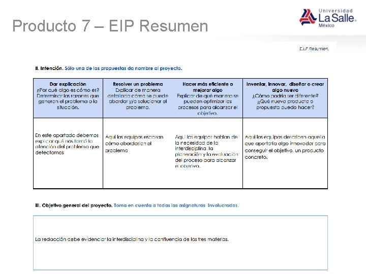 Producto 7 – EIP Resumen 