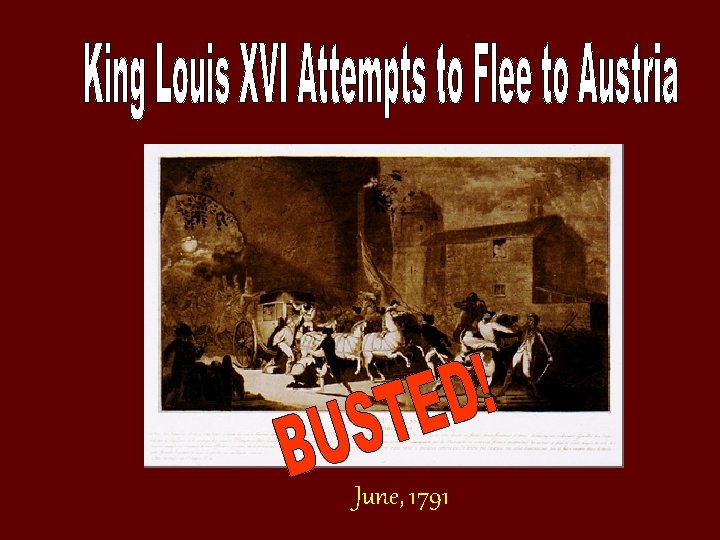 June, 1791 June, 1791
