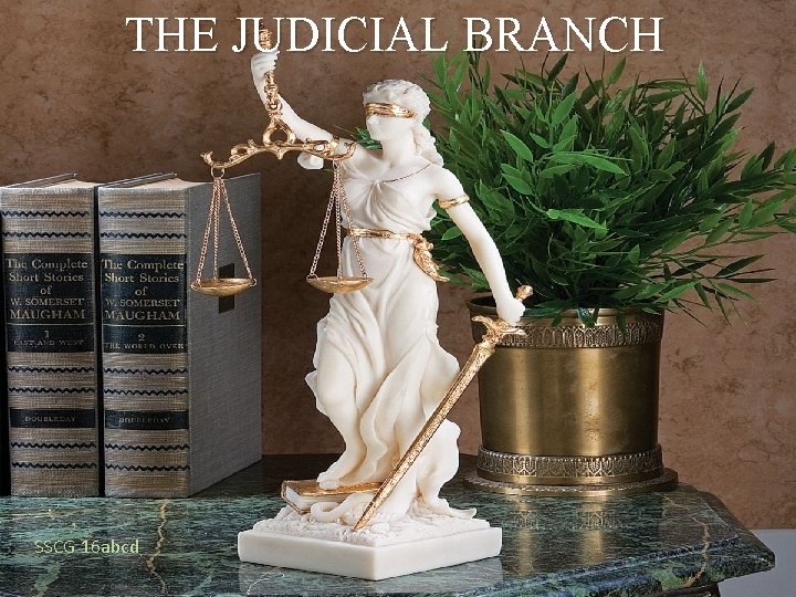 THE JUDICIAL BRANCH SSCG 16 abcd 