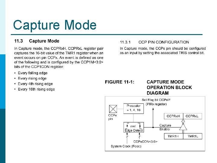 Capture Mode Capture Mode