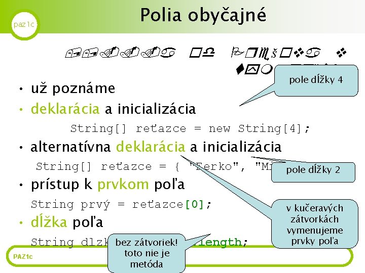 Polia obyčajné paz 1 c , , . . . a od Preš ova