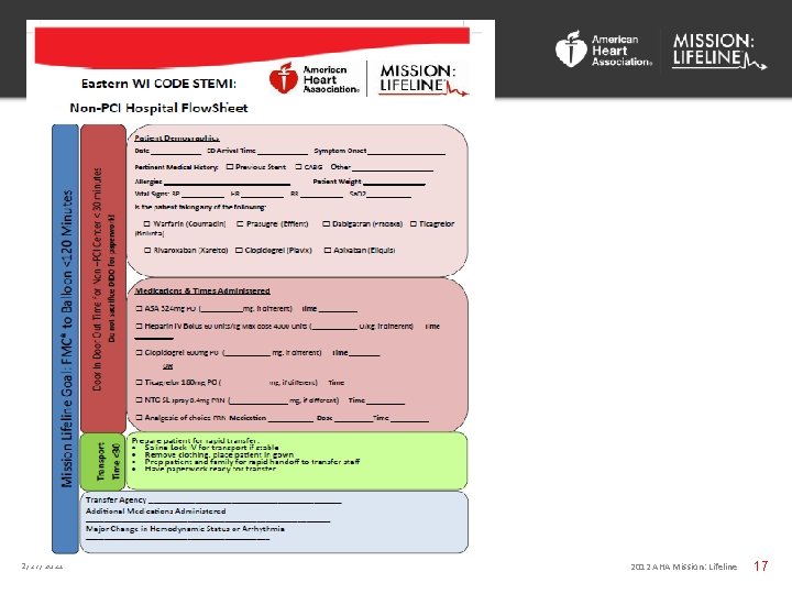 2/27/2021 2012 AHA Mission: Lifeline 17 