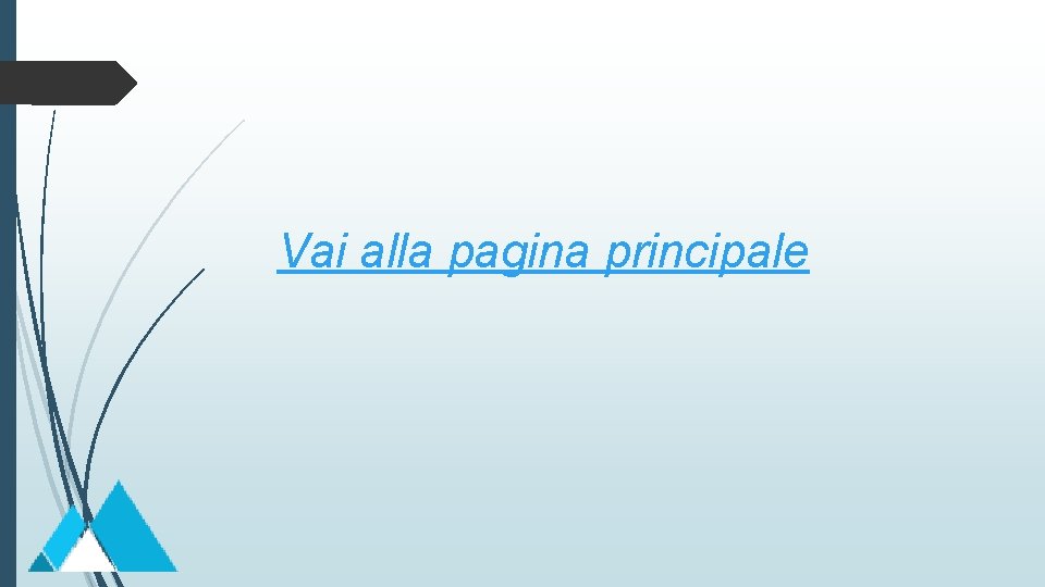 Vai alla pagina principale 