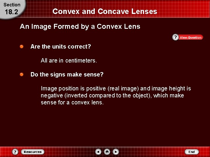 Section 18. 2 Convex and Concave Lenses An Image Formed by a Convex Lens