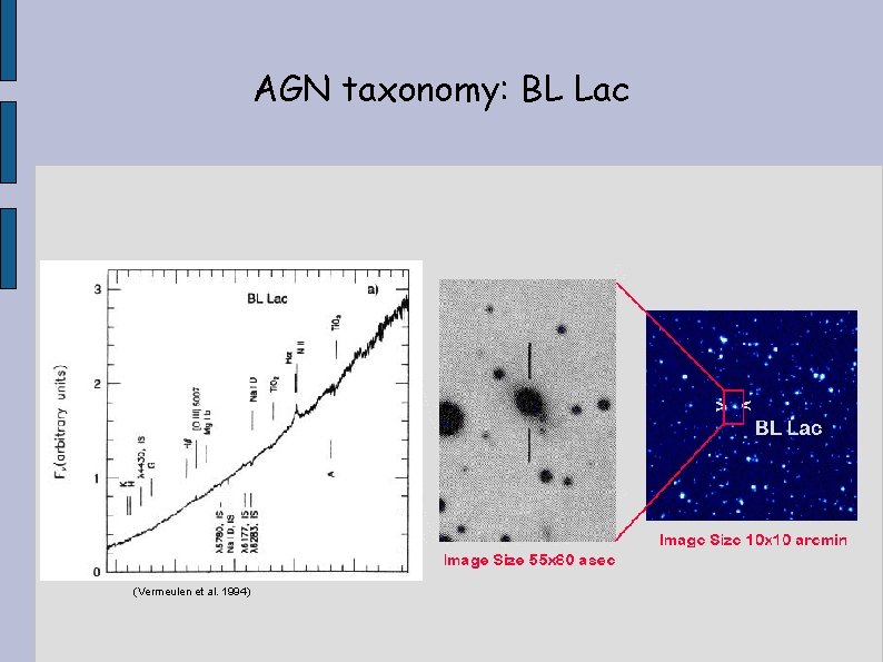 AGN taxonomy: BL Lac (Vermeulen et al. 1994) 