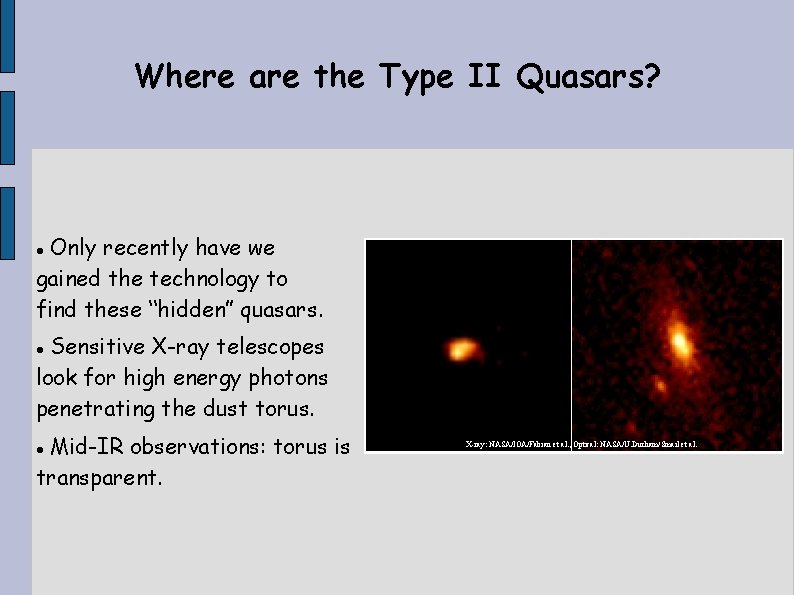 Where are the Type II Quasars? Only recently have we gained the technology to