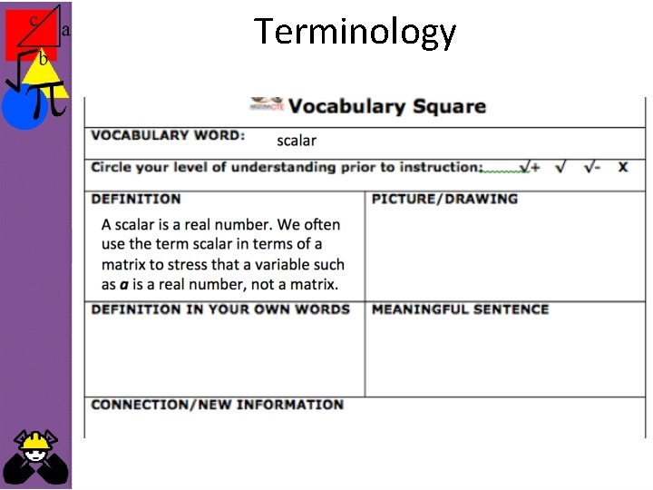 Terminology 