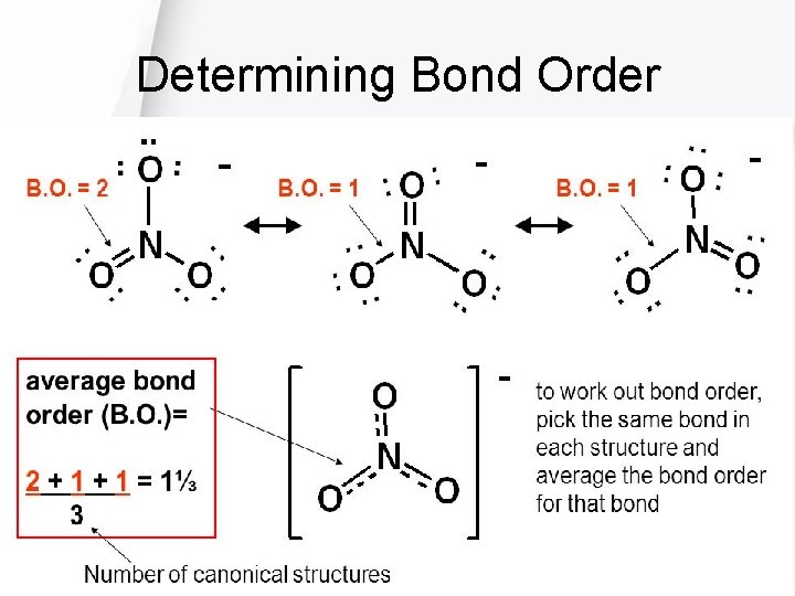 Determining Bond Order 