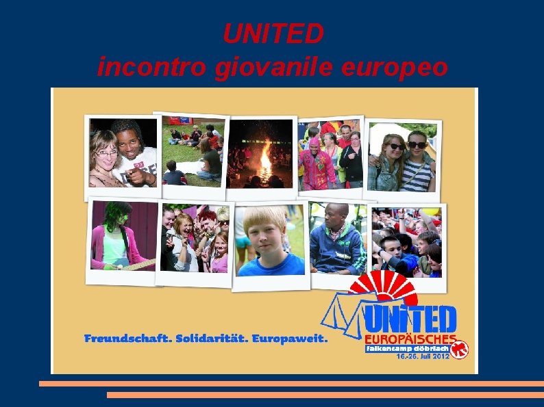 UNITED incontro giovanile europeo 