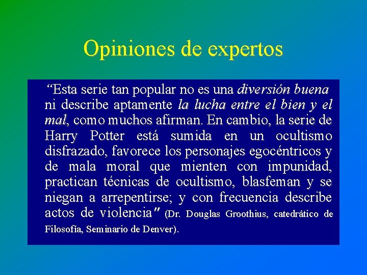 Opiniones de expertos “Esta serie tan popular no es una diversión buena ni describe Opiniones de expertos “Esta serie tan popular no es una diversión buena ni describe