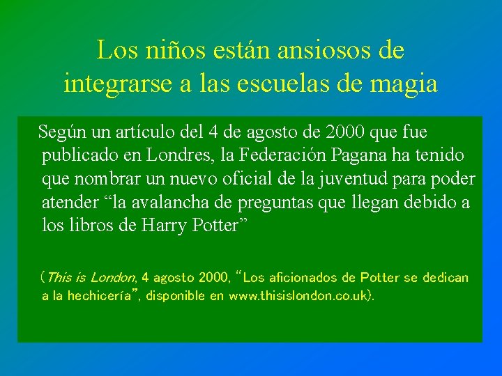 Los niños están ansiosos de integrarse a las escuelas de magia Según un artículo Los niños están ansiosos de integrarse a las escuelas de magia Según un artículo