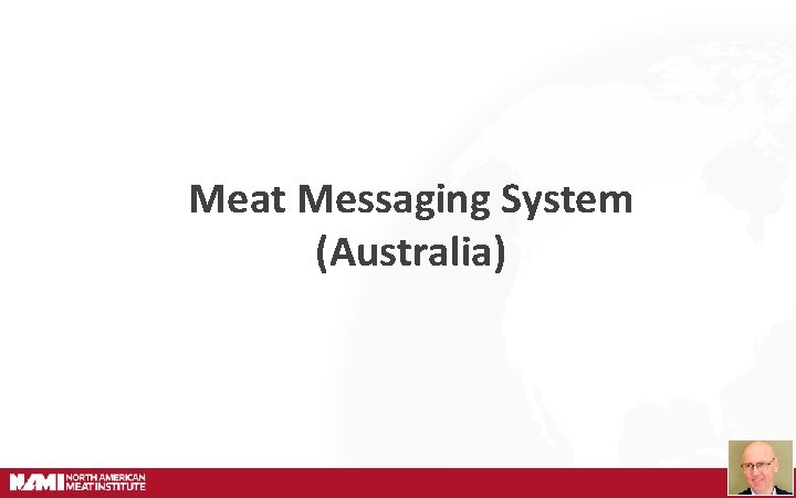 Meat Messaging System (Australia) 