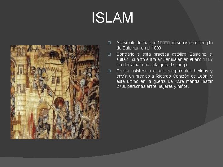 ISLAM � � � Asesinato de mas de 10000 personas en el templo de