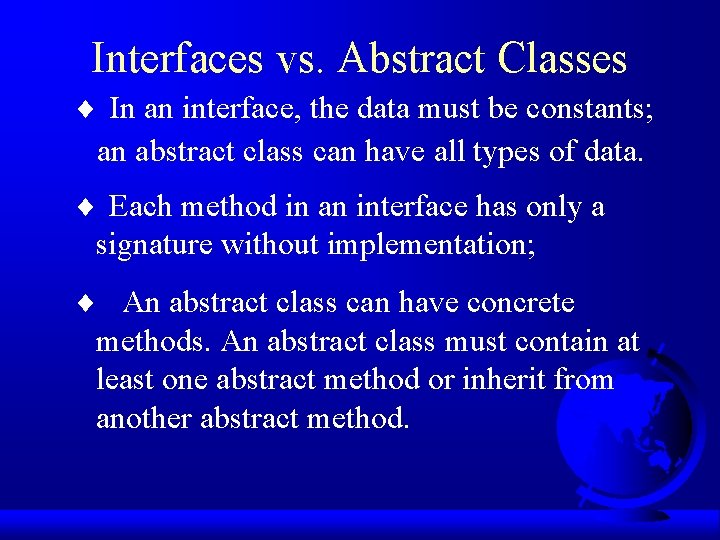 Interfaces F What Is An Interface F Creating