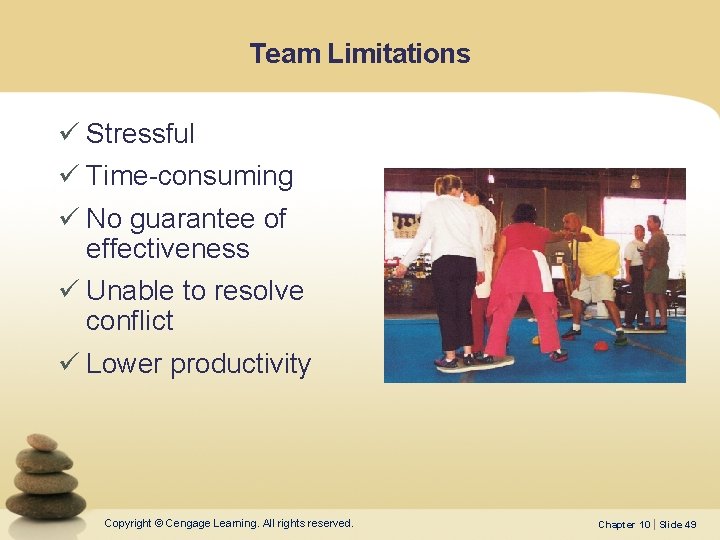 Team Limitations ü Stressful ü Time-consuming ü No guarantee of effectiveness ü Unable to Team Limitations ü Stressful ü Time-consuming ü No guarantee of effectiveness ü Unable to