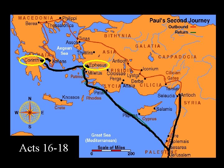 Paul Journey 2 Acts 16 -18 
