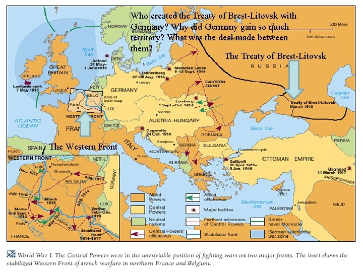 Who created the Treaty of Brest-Litovsk with Germany? Why did Germany gain so much