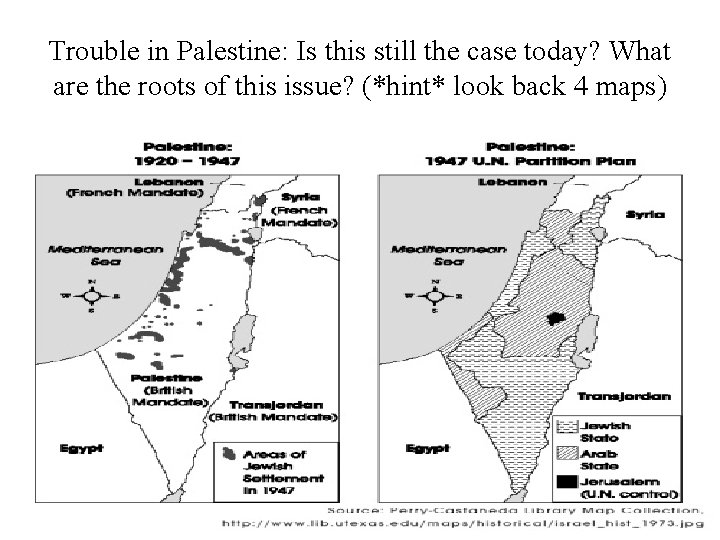 Trouble in Palestine: Is this still the case today? What are the roots of