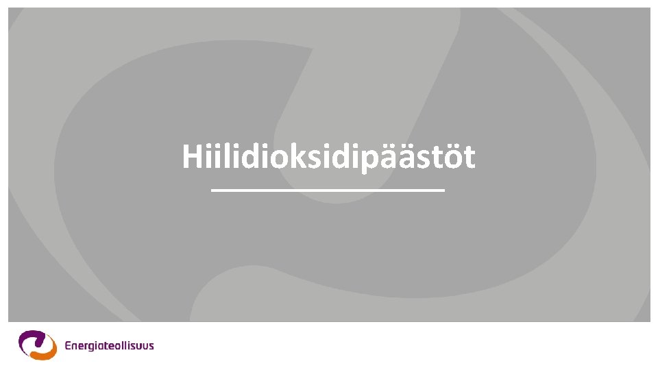 Hiilidioksidipäästöt 