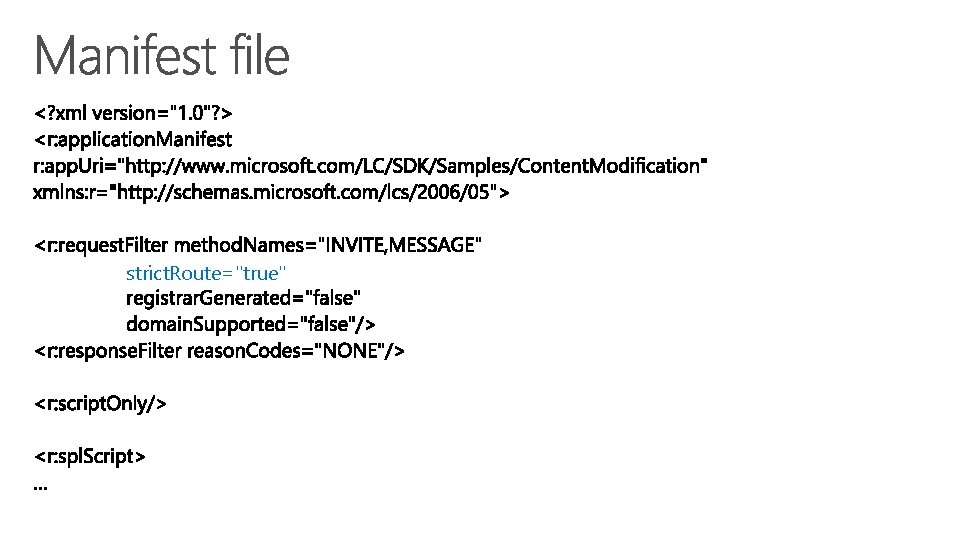 strict. Route="true" 