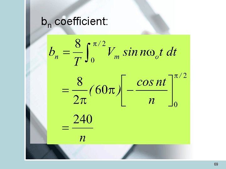 bn coefficient: 69 