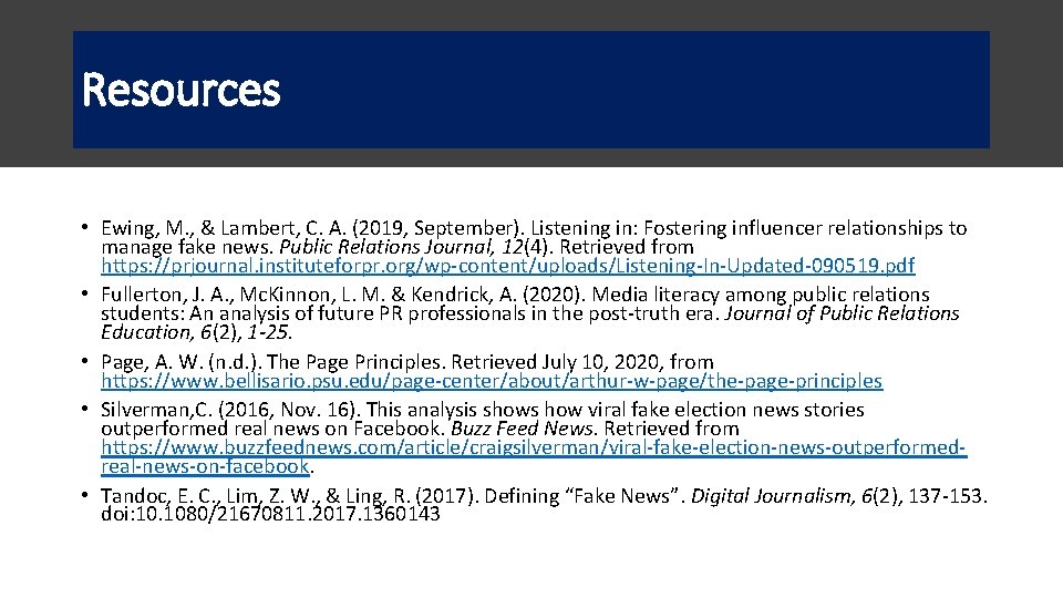 Resources • Ewing, M. , & Lambert, C. A. (2019, September). Listening in: Fostering Resources • Ewing, M. , & Lambert, C. A. (2019, September). Listening in: Fostering