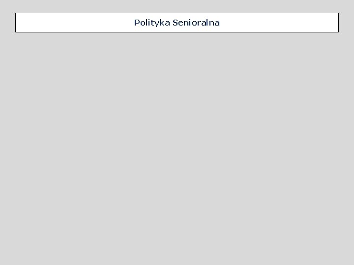 Polityka Senioralna 