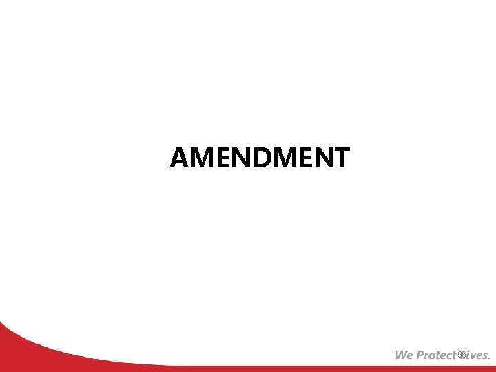 AMENDMENT 96 