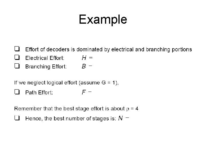 Example Example