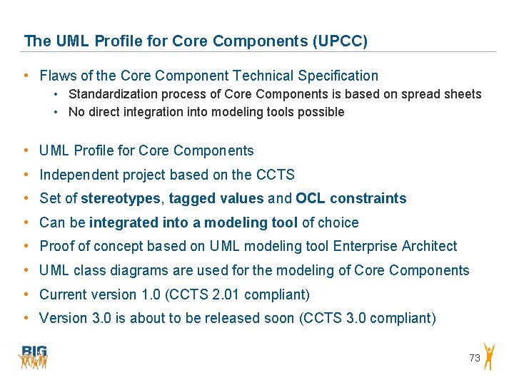 The UML Profile for Core Components (UPCC) • Flaws of the Core Component Technical The UML Profile for Core Components (UPCC) • Flaws of the Core Component Technical