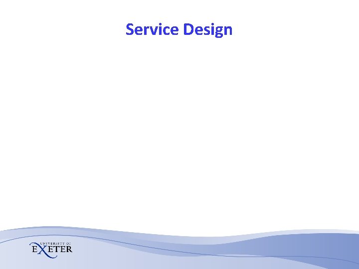 Service Design 