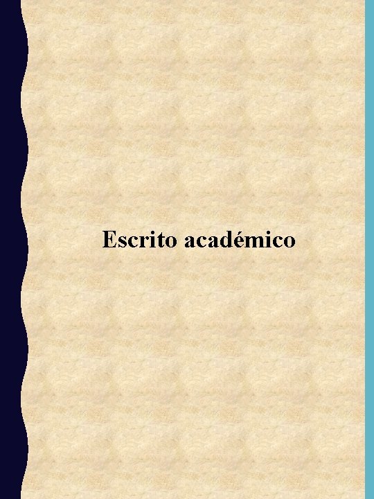 Escrito académico 