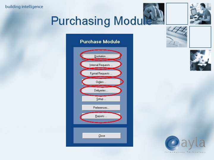 Purchasing Module 