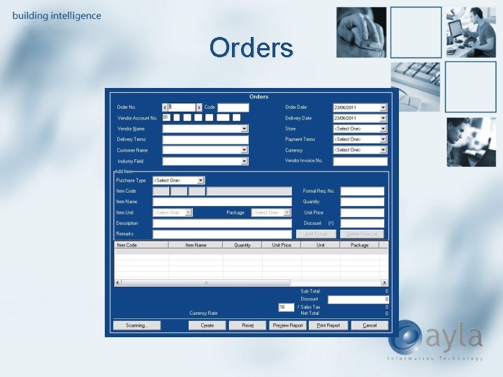 Orders 