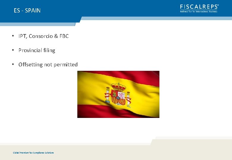 ES - SPAIN • IPT, Consorcio & FBC • Provincial filing • Offsetting not