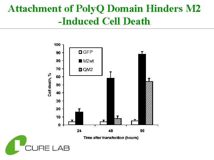 Attachment of Poly. Q Domain Hinders M 2 -Induced Cell Death 