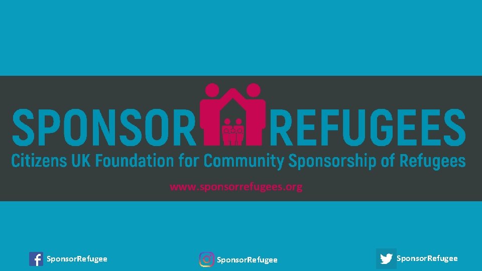 www. sponsorrefugees. org Sponsor. Refugee 