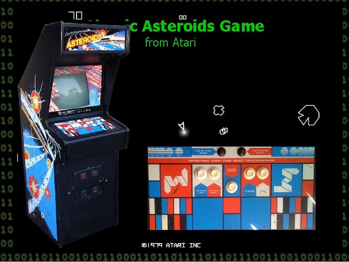 Classic Asteroids Game from Atari Slide 4 