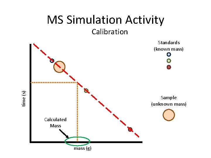 MS Simulation Activity Calibration time (s) Standards (known mass) Sample (unknown mass) Calculated Mass