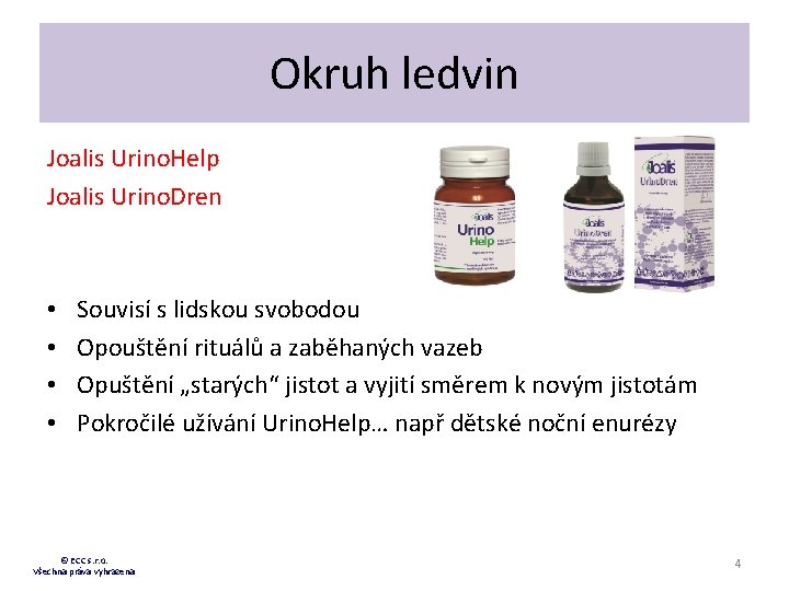 Okruh ledvin Joalis Urino. Help Joalis Urino. Dren • • Souvisí s lidskou svobodou