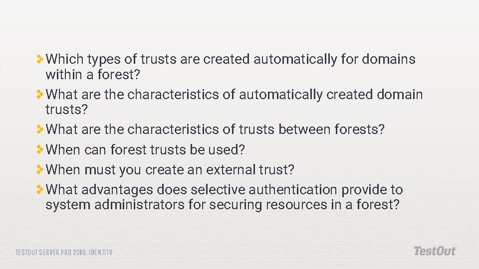 Which types of trusts are created automatically for domains within a forest? What are