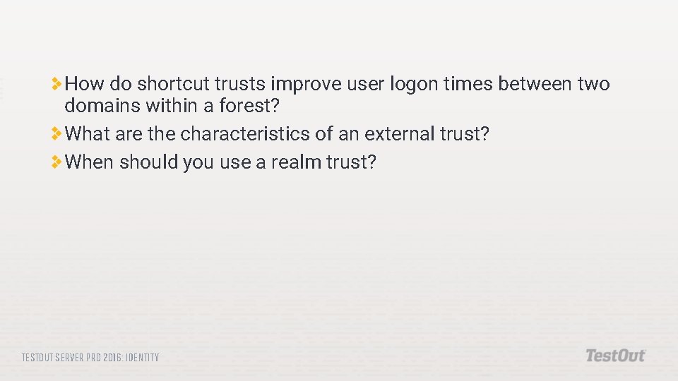 How do shortcut trusts improve user logon times between two domains within a forest?