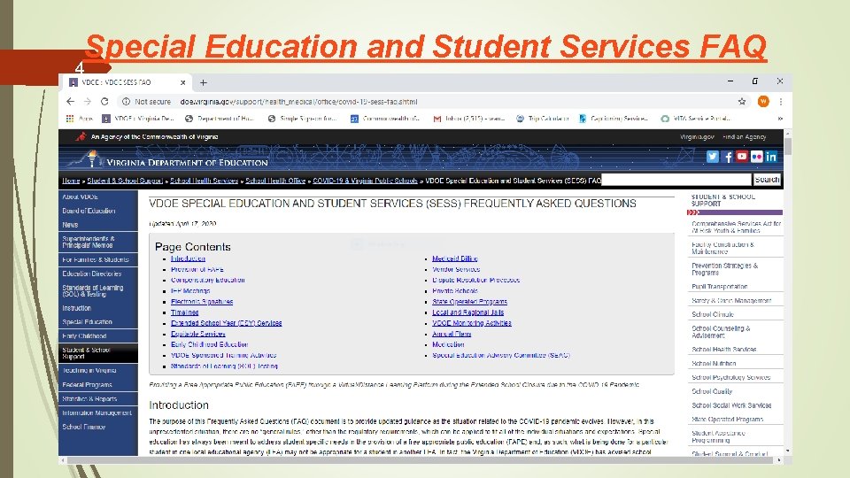 Special Education and Student Services FAQ 4 