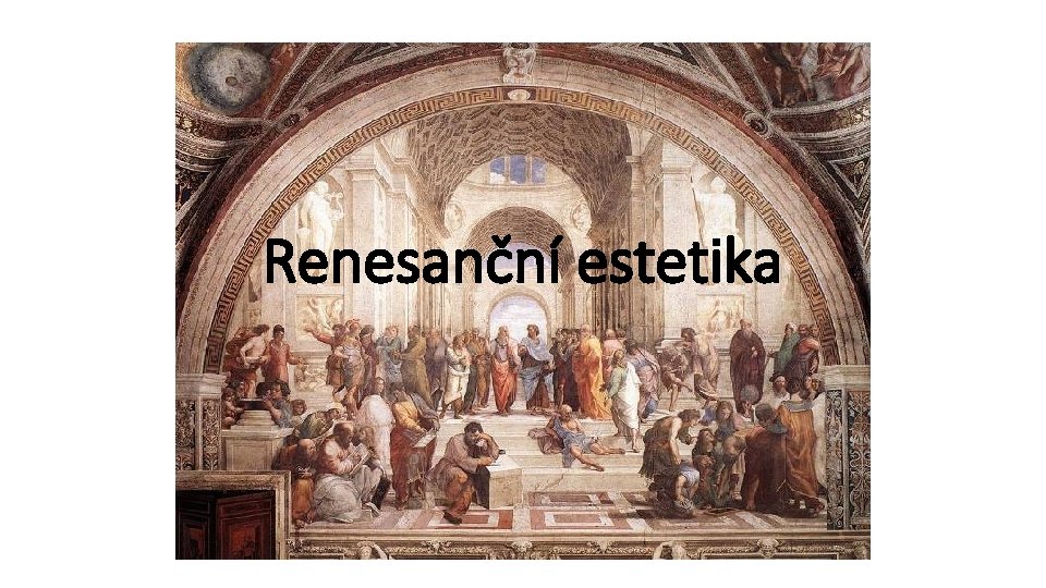 Renesanční estetika 