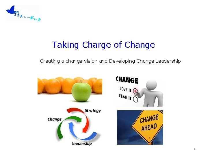 Taking Charge of Change Creating a change vision and Developing Change Leadership 1 