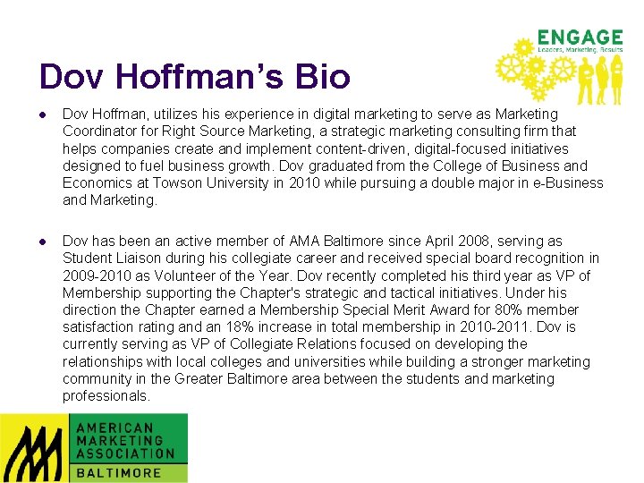 Dov Hoffman’s Bio l Dov Hoffman, utilizes his experience in digital marketing to serve