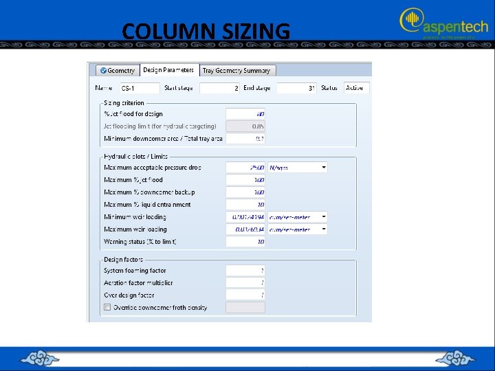 COLUMN SIZING 