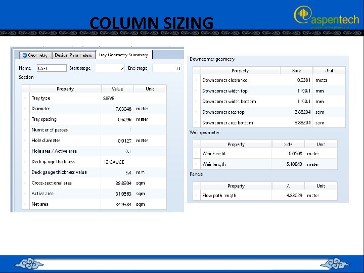 COLUMN SIZING 